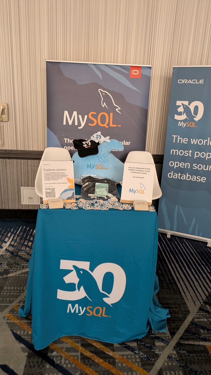 mysql_community's tweet image. ℹ️ Meet us at our lovely MySQL table-booth at the International JavaScript Conference in New York! The event is hold by Oct 3rd!
#MySQLCommunity
social.ora.cl/6011AiRit
