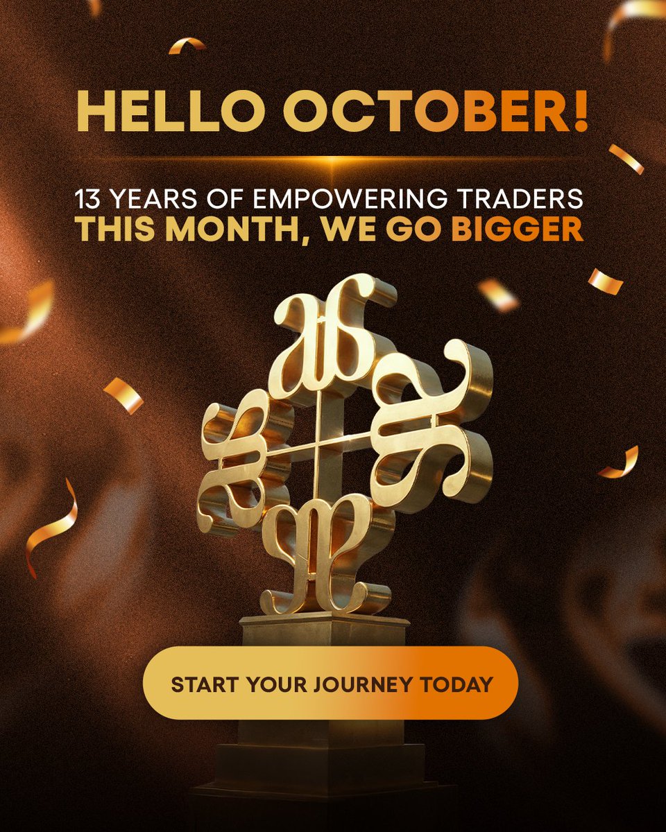 Audacitycap's tweet photo. New month, new energy!
October has arrived. Every trader knows the start of the month is a fresh chance to reset, refocus, and hit the charts with discipline.
This is your reminder: your next big win might just be one trade away.
#AbilityChallenge https://t.co/5IpEePbn5G