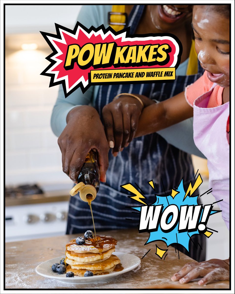 powkakes's tweet image. That WOW moment when you realize breakfast can be THIS epic!

Order your POWKAKES pouches today to start making breakfast your favorite meal of the day!
a.co/d/izs7BSP

#PowKakes #MakingSuperheroes #PowerPacked #HealthyBreakfast #ProteinPancakes #ProteinWaffles