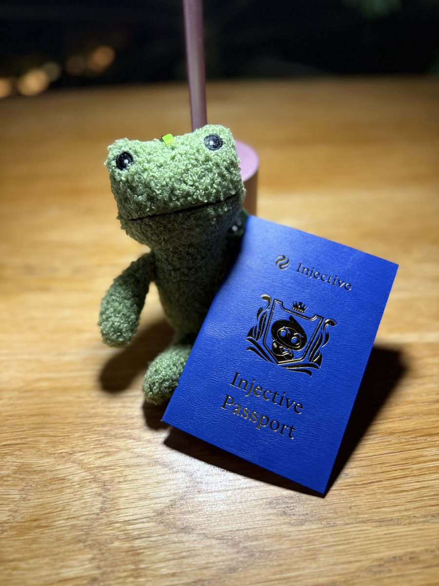 KlavdiaPotapova's tweet photo. @CyberFrogQuex now holds an @injective Passport 🐸 https://t.co/21XKDIsQhj