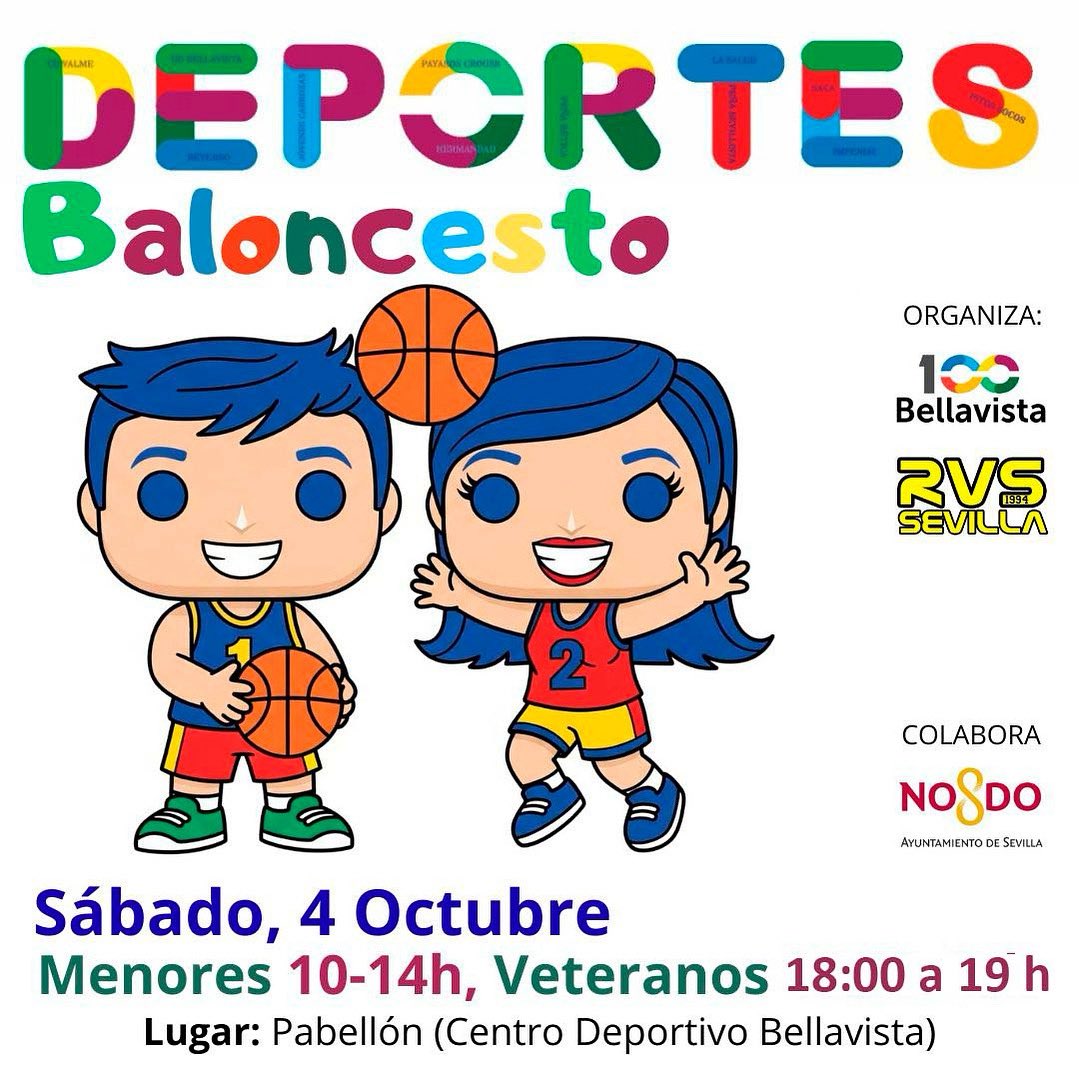 🏀BALONCESTO EN EL CENTENARIO DE BELLAVISTA🏀

1️⃣ Los más peques tendrán su momento por la mañana en el torneo centenario
2️⃣ Y los veteranos nos reencontraremos a las 18:00, ¿no te lo irás a perder?

#ADNReverso 🖤💛