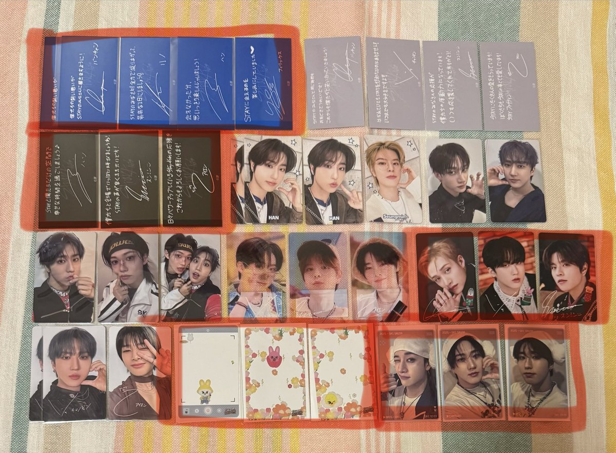 Stray Kids スキズ トレカ メセカ 購入特典 店舗特典 会場 日本 ポップアップ POPUP くじ オンラインくじ 過去 交換

求　ヒョンジン

🟥同種未所持、異種との交換検討可
5★ドムツ  大きなステージで〜じゃない方

引用元に連絡お願いいたします🙇🏻‍♀️