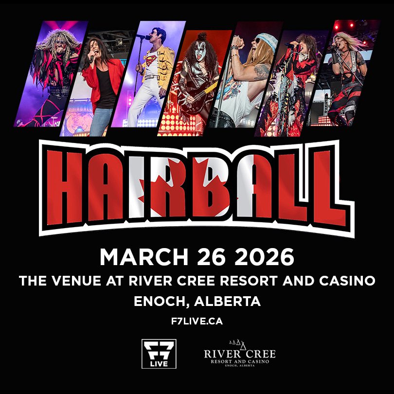 ⚡⚡JUST ANNOUNCED ⚡⚡

🤘👨‍🎤 Hairball is coming on March 26, 2026  for a night of rock tributes like you’ve never seen before!

Presented by F7 Live Promotions- get ready for a full-throttle, high-energy tribute show to the biggest hits of the '70s, '80s, and beyond!! You’ll see