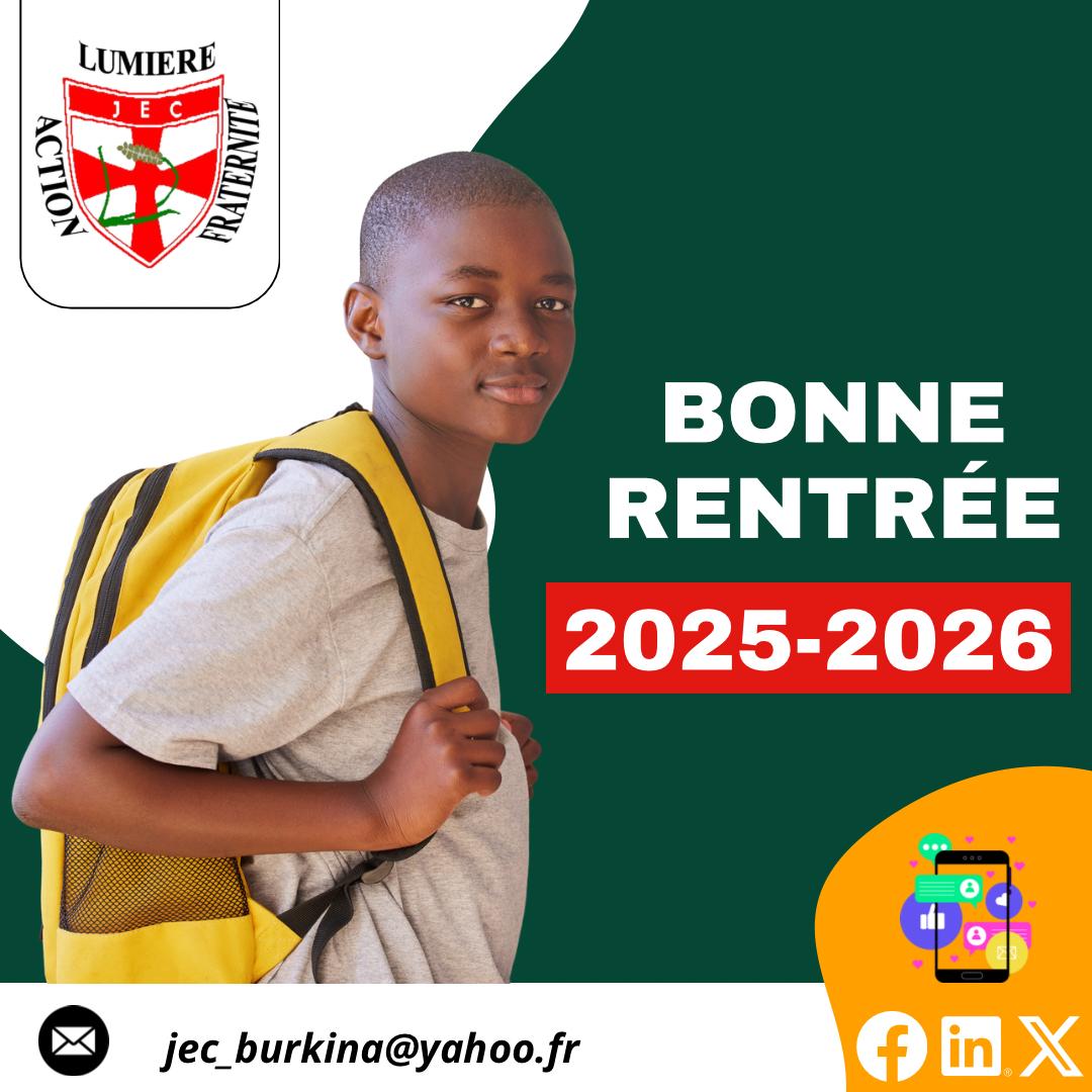 Bonne rentrée scolaire 2025-2026