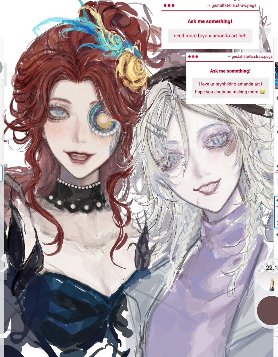 Brynmanda wip! I adore their limited costume.