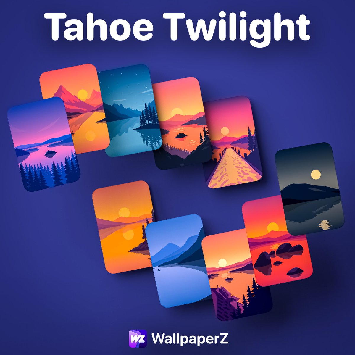 WallpaperZApp's tweet image. Introducing 🌅 Tahoe Twilight 🌅 by Mahim!

Drift into golden sunsets and tranquil lakes with this dreamy 8K pack, inspired by twilight at Tahoe.

Get 🌅 Tahoe Twilight 🌅 in 8K, for Mobile &amp;amp; Desktop:
🍎 iOS - l.linklyhq.com/l/1u30X
🤖 Android - l.linklyhq.com/l/1u30Y…