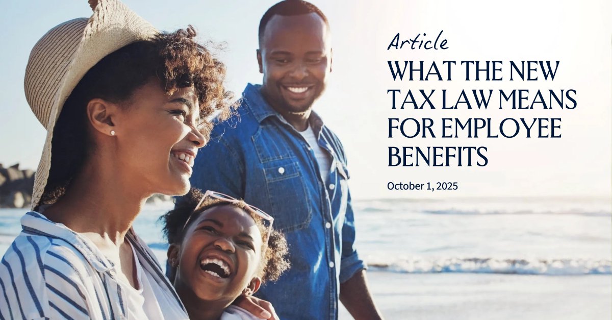 The new law includes provisions that may affect your benefits options. See what’s changing—and reach out if you have any questions. spr.ly/6018Abyi2