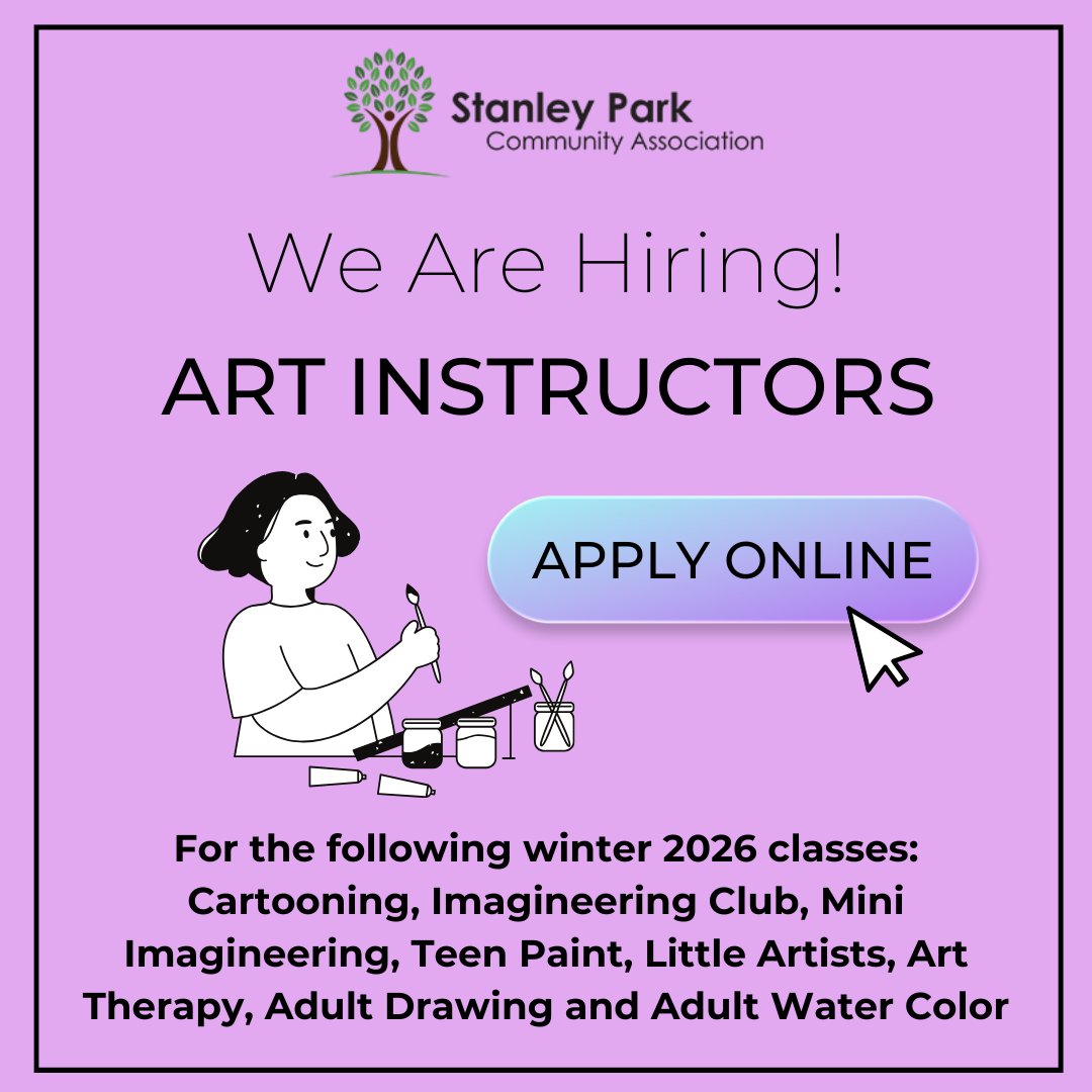 🎨The SPCA is actively seeking qualified Art Instructors for various programs during the Winter 2026 Session. Find the details on the "Join Us" page and apply online today! ow.ly/yU0F50X3XiF
#KitchenerJobs #ExploreKitchener #KWAwesome