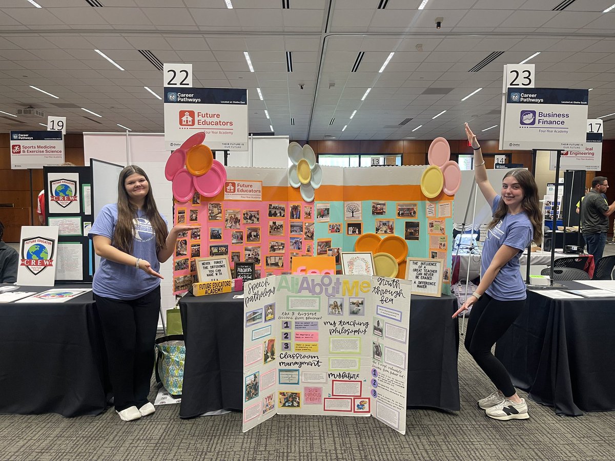 OlatheFutureEd's tweet photo. FEA is so excited to tell @olatheschoolsks 8th graders all about their HS options and how to join FEA a 4-year Academy for teachers, coaches and leaders! #joinfea
#highschooloptions #FEA #futureed https://t.co/oxwOdkHYr0