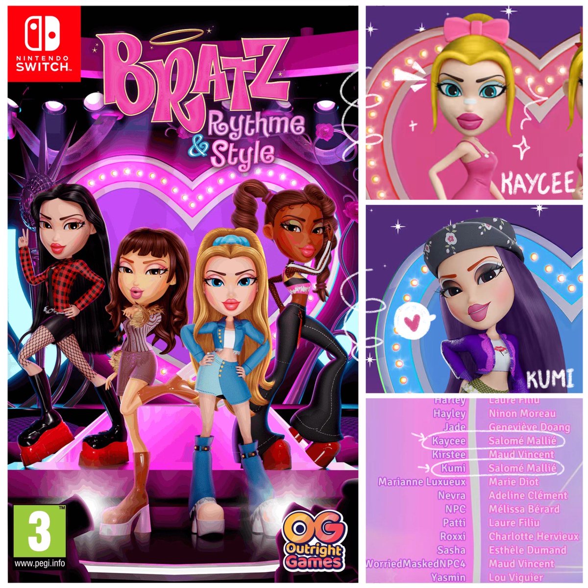 SalomeMallie's tweet photo. Annonce doublage !! ✨️✨️
Un nouveau jeu Bratz est sorti il y a pas longtemps et j'y prête ma voix à Kaycee et Kumi !
Trop heureuse de retravailler derrière la super Lizzie Freeman ✨️(slay reine)
Merci Ninon pour ta bienveillance 🙏
#VF #Doublage #Bratz #Kaycee #Kumi https://t.co/zOfLdYISAG