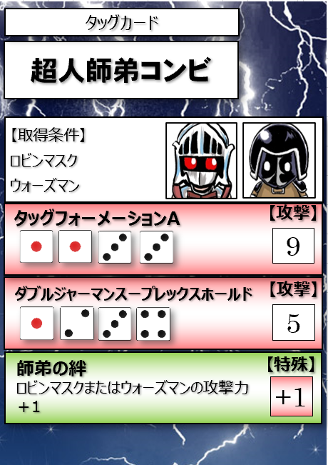 no_be_'s tweet photo. 溢れるキン肉マン愛を注ぎ込んで、キン肉マンの同人ボードゲームを作っています。
超人チームを組んでダイスバトル。
こちらはテストプレイ用カード。今は私のラクガキですが、頒布版はプロの絵師・時輪さんの凛々しいイラスト&amp;デザインでカッコよくなります。
#ウォーズマン生誕祭 https://t.co/3yGsg10z2t