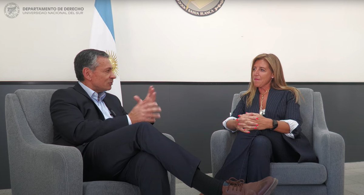 IA
Diálogo entre Hugo Acciarri y Teresa Rodríguez de las Heras Ballell, integrante de tres comisiones de expertos, redactoras de los proyectos europeos de regulación de IA y presidenta del <a href="/EuropeanLawInst/">European Law Institute</a> 
Riesgos y perspectivas
(link al video completo en primera respuesta)