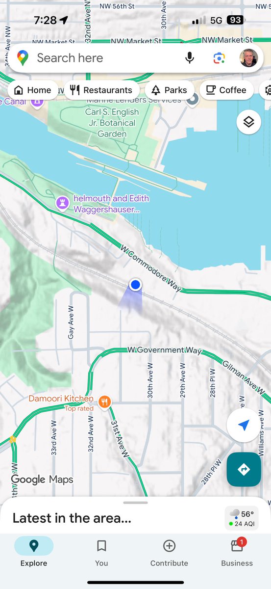 Southbound to Seattle #Sounder train is blocked by mud and downed trees. Stuck on the train until they figure out what to do.  #BreakingNews