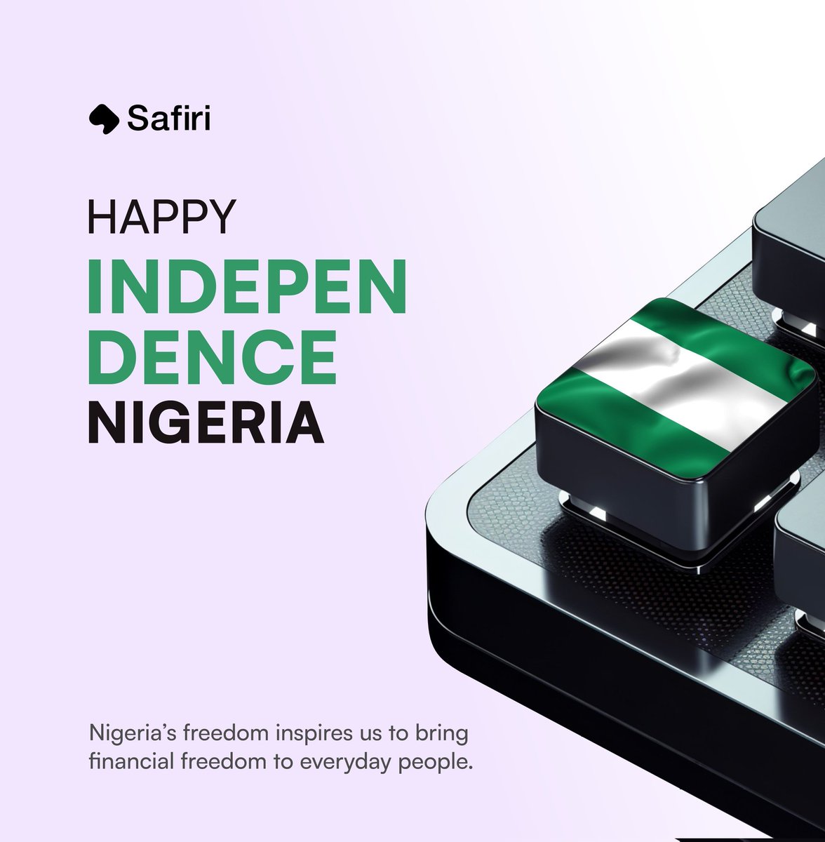 Happy 65th Independence Day, Nigeria!🇳🇬

We celebrate the spirit of freedom and innovation that defines our nation.

Just as Nigeria keeps moving forward, we’re making payments seamless  enabling you to send and receive money locally and abroad, even without the internet.