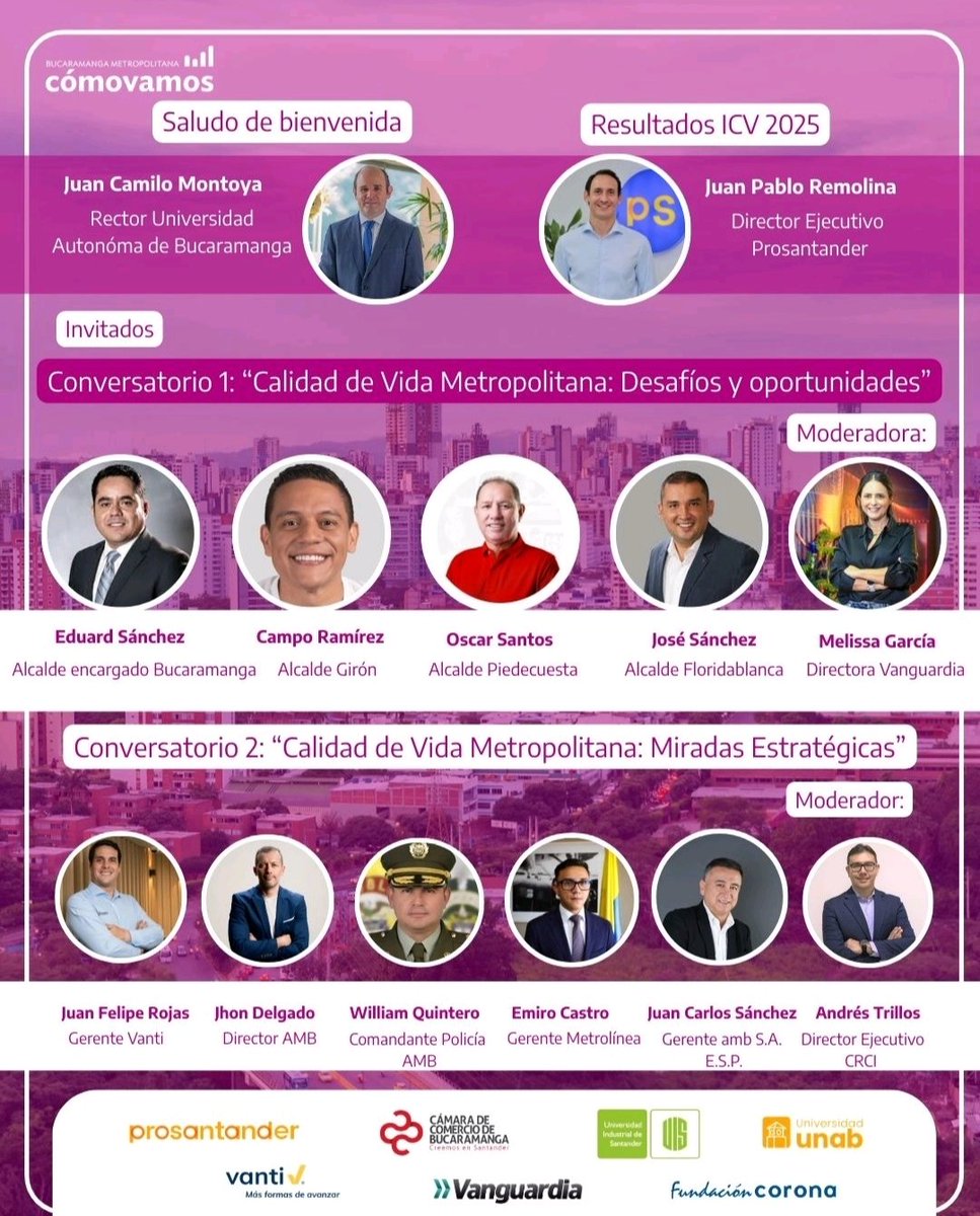 😒 Mañana habrá socialización de un informe de gran interés para  #Bucaramanga, que bueno fuera que entre el panel pudiéramos encontrar MUJERES. 

¿Es que acaso solo hay expertos que conocen la ciudad? En serio revisen cómo están configurando los espacios 🤐 ¡Es hora!