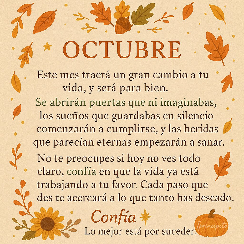 Paso a paso, todo se acomoda. ✨🍂