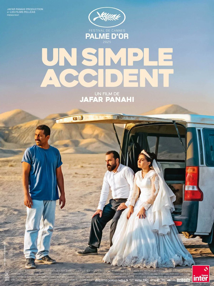 DailyPop__'s tweet image. ‘UN SIMPLE ACCIDENT’ est une Palme d’Or méritée !

Le film surprend par sa jonction des genres, oscillant entre des moments de comédie burlesque et de suspens angoissant. C’est avant tout une œuvre profondément politique, à la mise en scène et l’écriture d’une grande justesse.