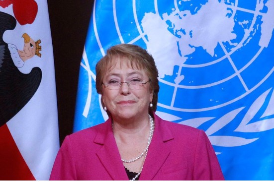 crovanos's tweet photo. En la historia de las Naciones Unidas, nunca ha habido una Secretaria General de ese organismo. Tener a nuestra expresidenta Michelle Bachelet en ese cargo será un orgullo y otro hito histórico para Chile. Solo la mezquindad y pequeñez política se podría oponer a esto https://t.co/G1p2exfG0A