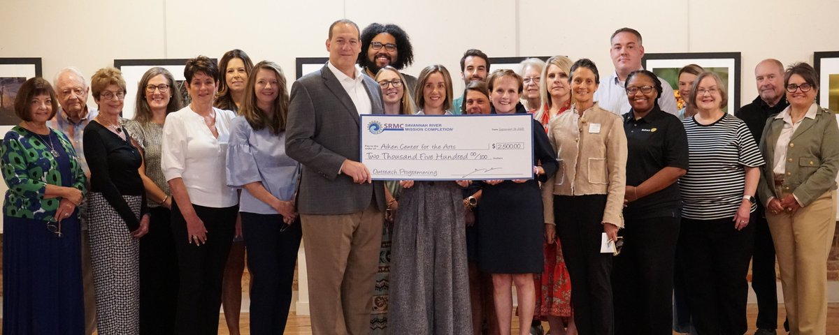 Thanks to a generous donation from Savannah River Mission Completion (SRMC), the Aiken Center for the Arts is enhancing its outreach programming.

Read more about how SRMC’s donation is expanding access to arts education. More at savannahrivermissioncompletion.com/post/srmc-dona…