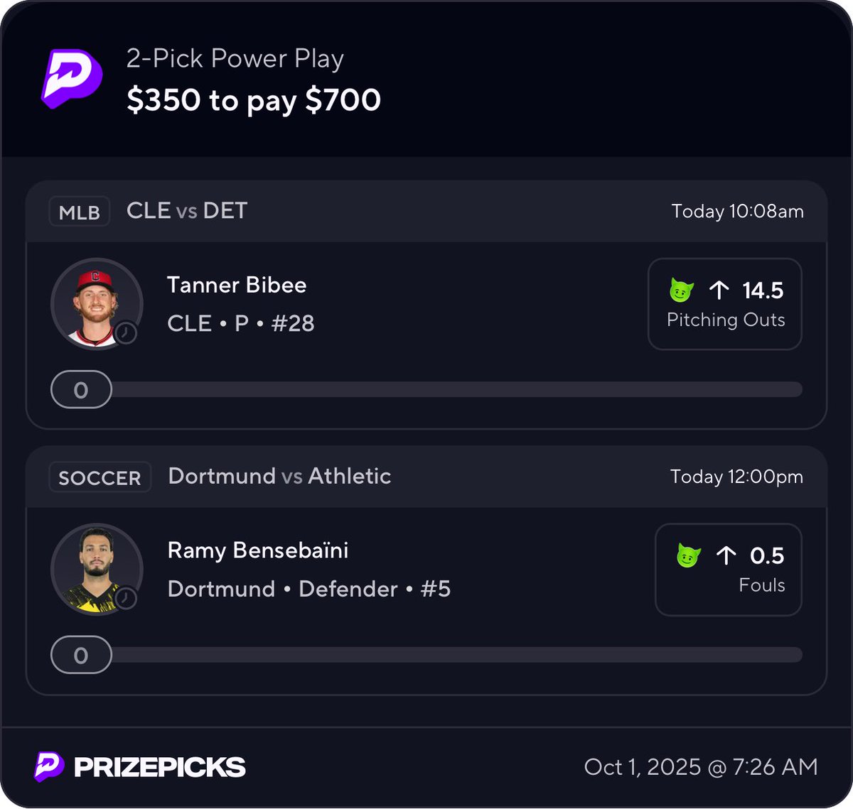 2 MAN NUKEEEEEE ☢️☢️☢️

This play is somehow a 2X so lets run it up 😈

Join the FREE discord ! 

discord.gg/MctSs6WmM

#Soccerpicks #MLBpicks #PrizePicks