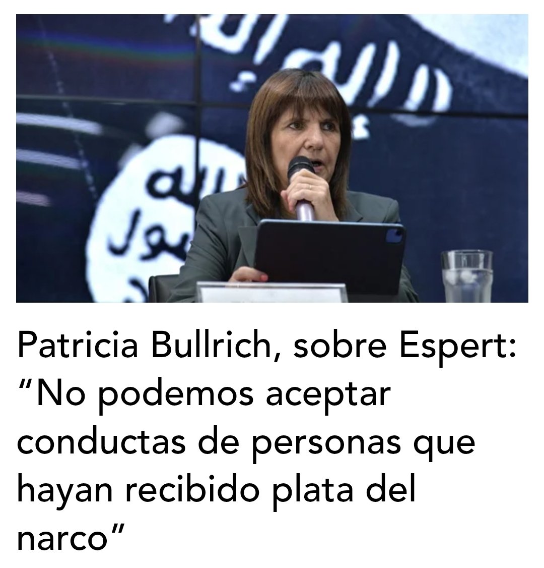 Muy bien dicho Pato ahora ¡Vamos por más! Y agreguemos: 
No podemos aceptar conductas de personas que se queden con coimas en el estado (Kari 3%)
No podemos aceptar conductas de funcionarios que promocionen una memecoin (Javo $Libra)
No podemos aceptar conductas de personas que