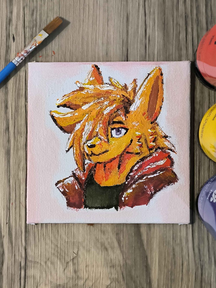 Me but in canvas?🖌️

#furry #furryartwork