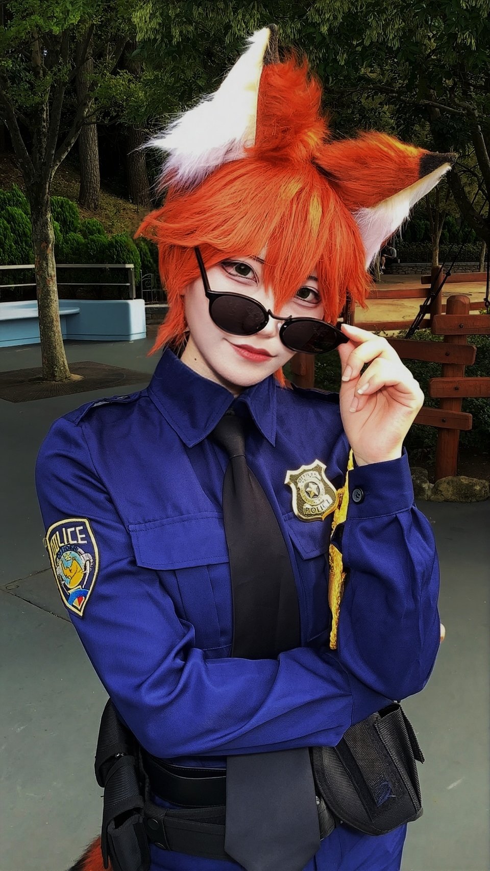 ズートピア　ニック　仮装　Dハロ Zootopia🦊🐰ズートピア フィニック😎🍭 📸→とちけんさん #d