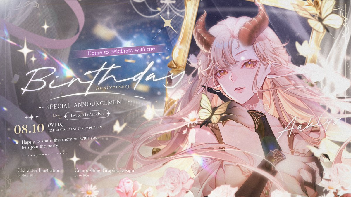 I have something special to share!

On Oct 8th, my birthday, I’ll be streaming on Twitch to celebrate and launching our community Minecraft server, a little world to grow, play, and create!🌱

Mark your calendars, Let’s celebrate together!

📅Oct 8th · 7:00PM EST / 4:00PM PST