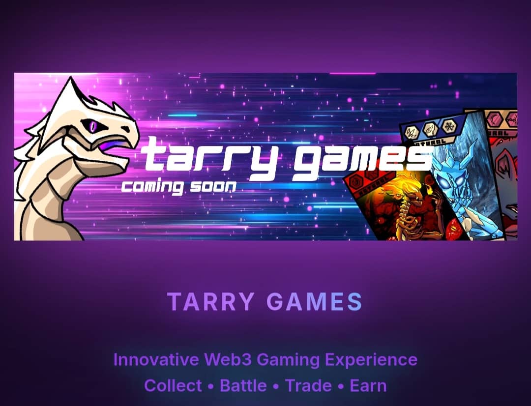 Our Official Website is Live!

🔗 tarrygames.com

This marks the beginning of endless fun, combining strategy, skill, and exciting gameplay.

✅ If you’ve won a whitelist giveaway here pn X, simply scroll down on the site to verify.
🤝 Collaborations will be kicking off