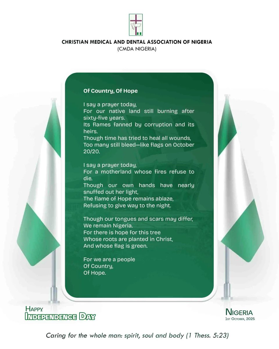 Happy New Month! 

"You are a chosen people… God’s special possession." – 1 Peter 2:9
This month, may Christ write a masterpiece with your life. Expect testimonies that feel like a dream, joy that fills your heart, &amp; peace that secures your steps. 🙌
🫂 <a href="/cmdanigeria/">CMDA Nigeria</a>  |