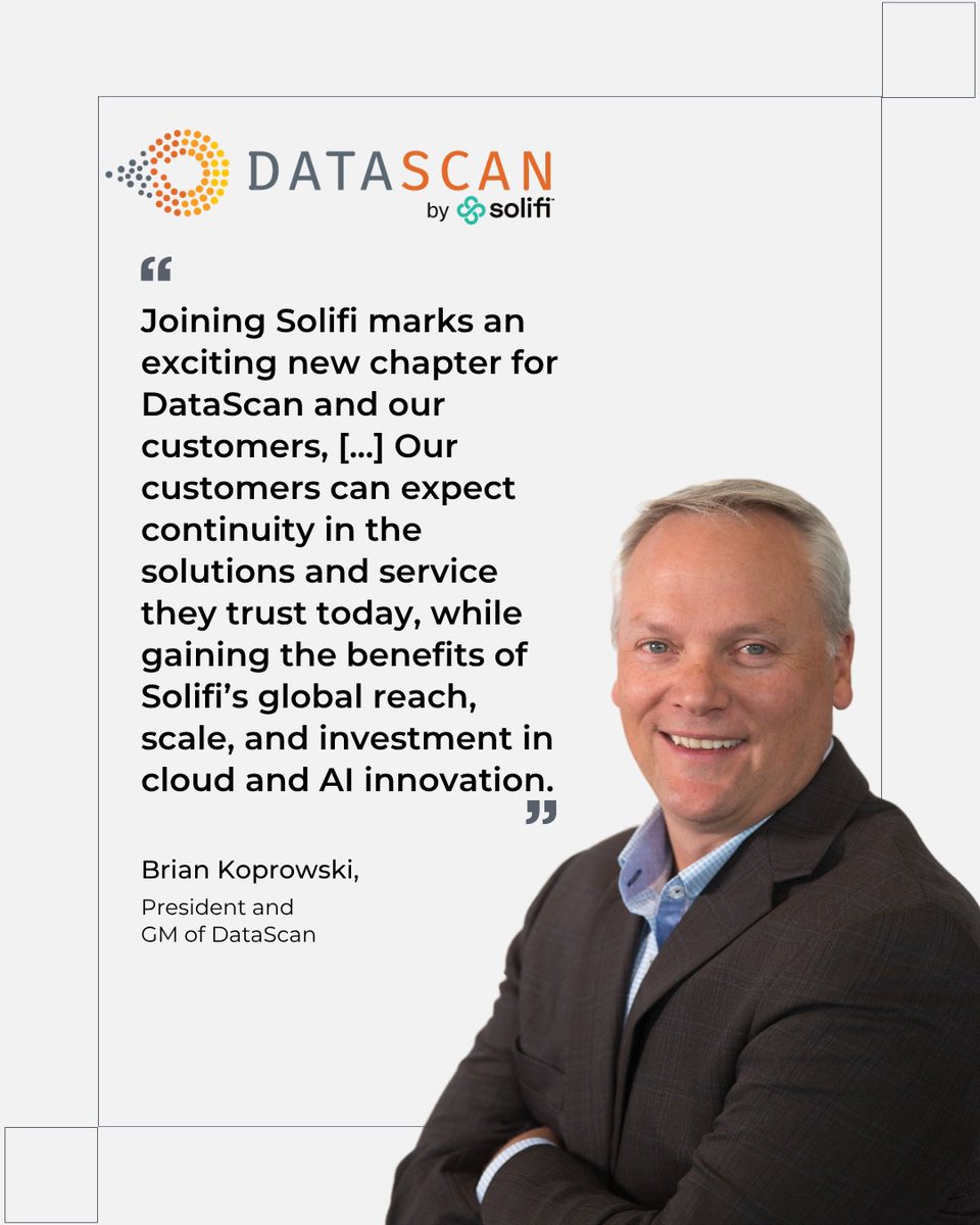 OneDataScan's tweet image. At DataScan, our people remain at the center of everything we do. Now, as part of @solifi_global, we’re unlocking even more opportunities to serve you.