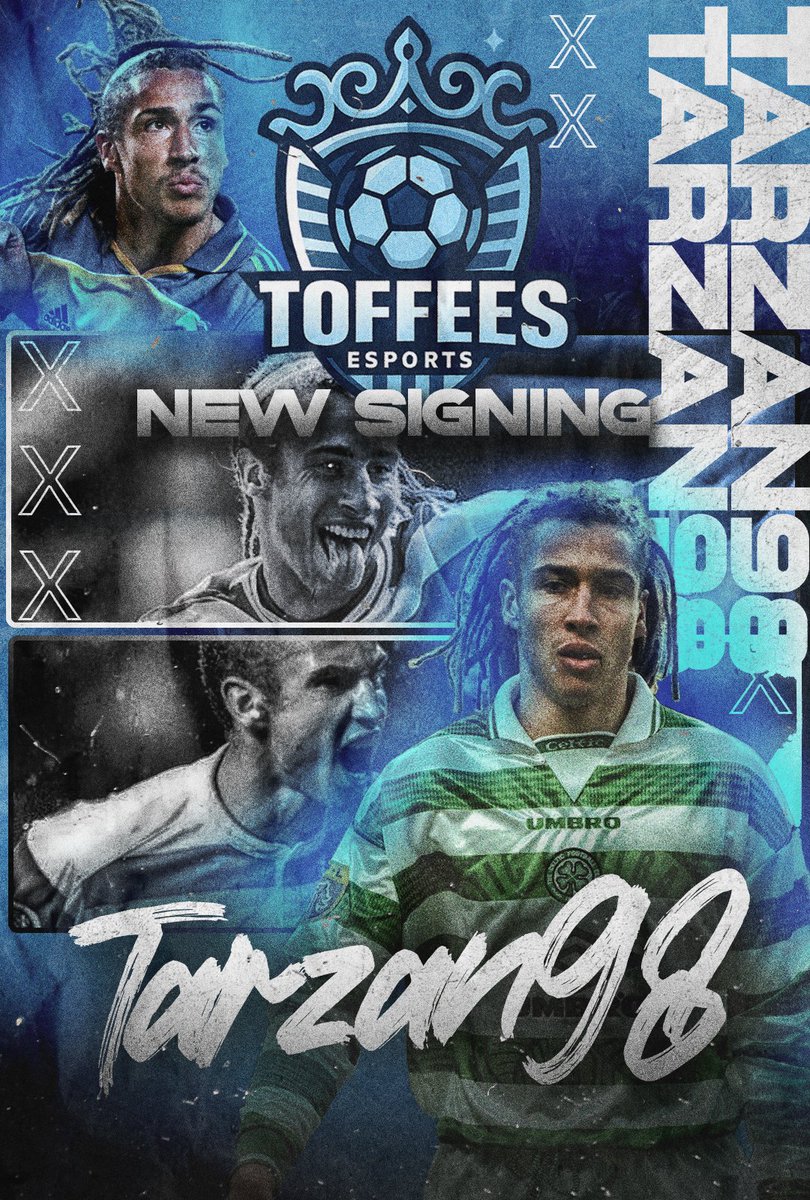 Visionary_eS's tweet photo. Welcoming @xXTarzan98Xx to the Toffees 

Tarzan has played at the highest levels of VPG with teams such as Glens ES and will add experience and leadership to our team 

Welcome Tarzan!🔵 https://t.co/JoZYTGst5b