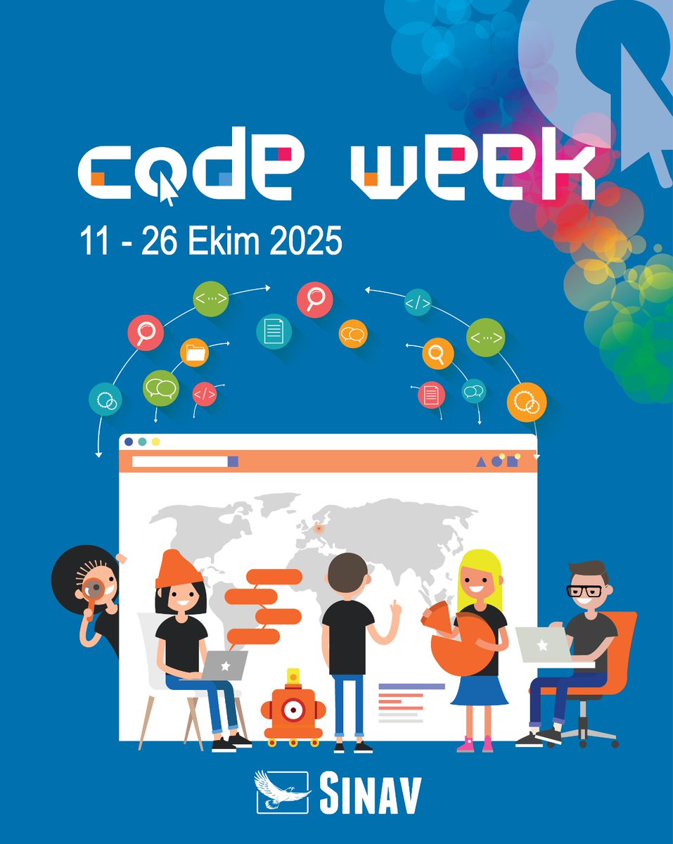sinavfenkoleji's tweet image. 2013’ten bu yana Avrupa’nın farklı ülkelerinde düzenlenen Europe Code Week, kodlama ve dijital okuryazarlığı eğlenceli şekilde öğretmeyi amaçlayan etkinlikler sunuyor. Bu yıl 11–26 Ekim’de kutlanacak.
#europecodeweek #kodlamahaftası #dijitalokuryazarlık #kodlama #stem #eğitim