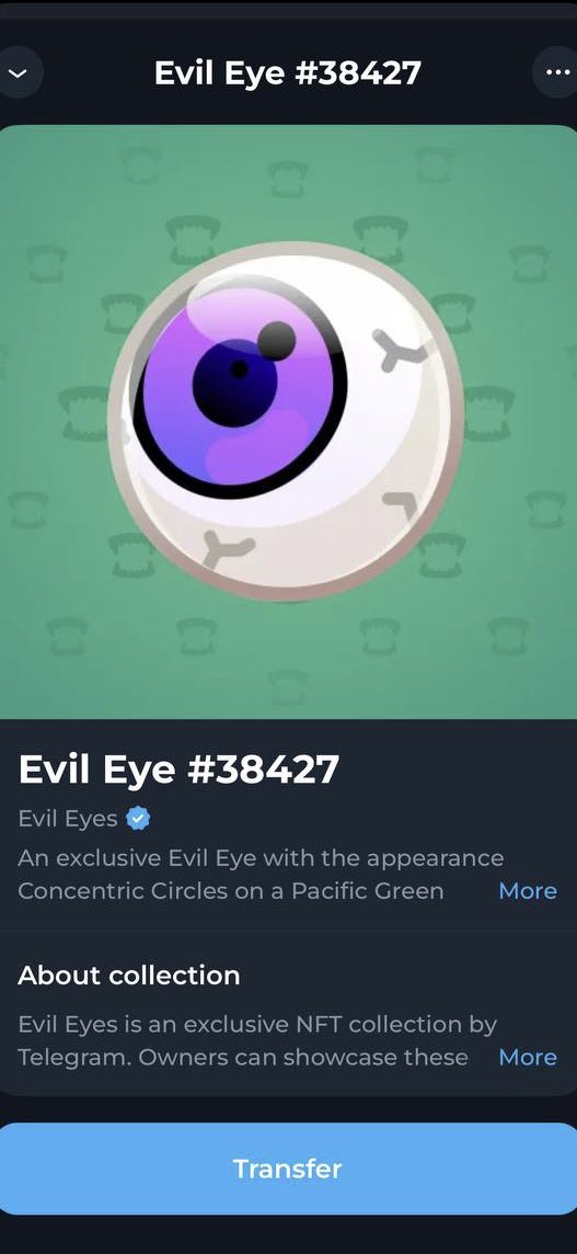 Getgems ๐ - TON NFT Marketplace (@getgemsdotio) on Twitter photo ONE lucky person gets this Evil Eye NFT๐๏ธ
How to participate:
๐ Follow <a href="/getgemsdotio/">Getgems ๐ - TON NFT Marketplace</a>
๐ Tag 2 frens
Winner announced in 48 hours ๐
Good luck gems! ONE lucky person gets this Evil Eye NFT๐๏ธ
How to participate:
๐ Follow <a href="/getgemsdotio/">Getgems ๐ - TON NFT Marketplace</a>
๐ Tag 2 frens
Winner announced in 48 hours ๐
Good luck gems!