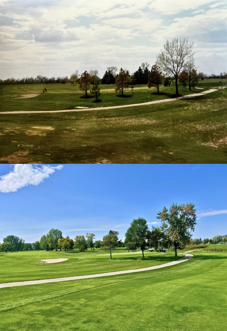 Look at ⛳️2️⃣ from 9️⃣ | Circa 70s vs Now