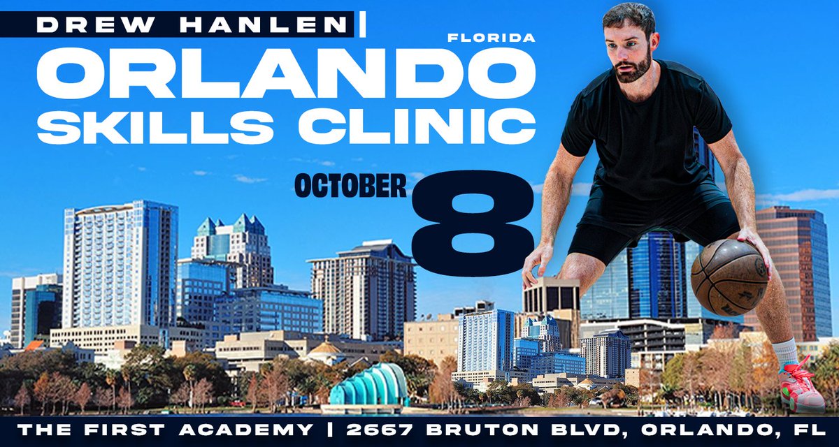 PureSweat's tweet image. One More Week to Register!!

@DrewHanlen is coming to Orlando, Florida, October 8! Boys &amp;amp; Girls grades 4-12, train with Drew and learn the same game skills he teaches all of his NBA clients. 

Save your spot: hubs.li/Q03LJs9v0