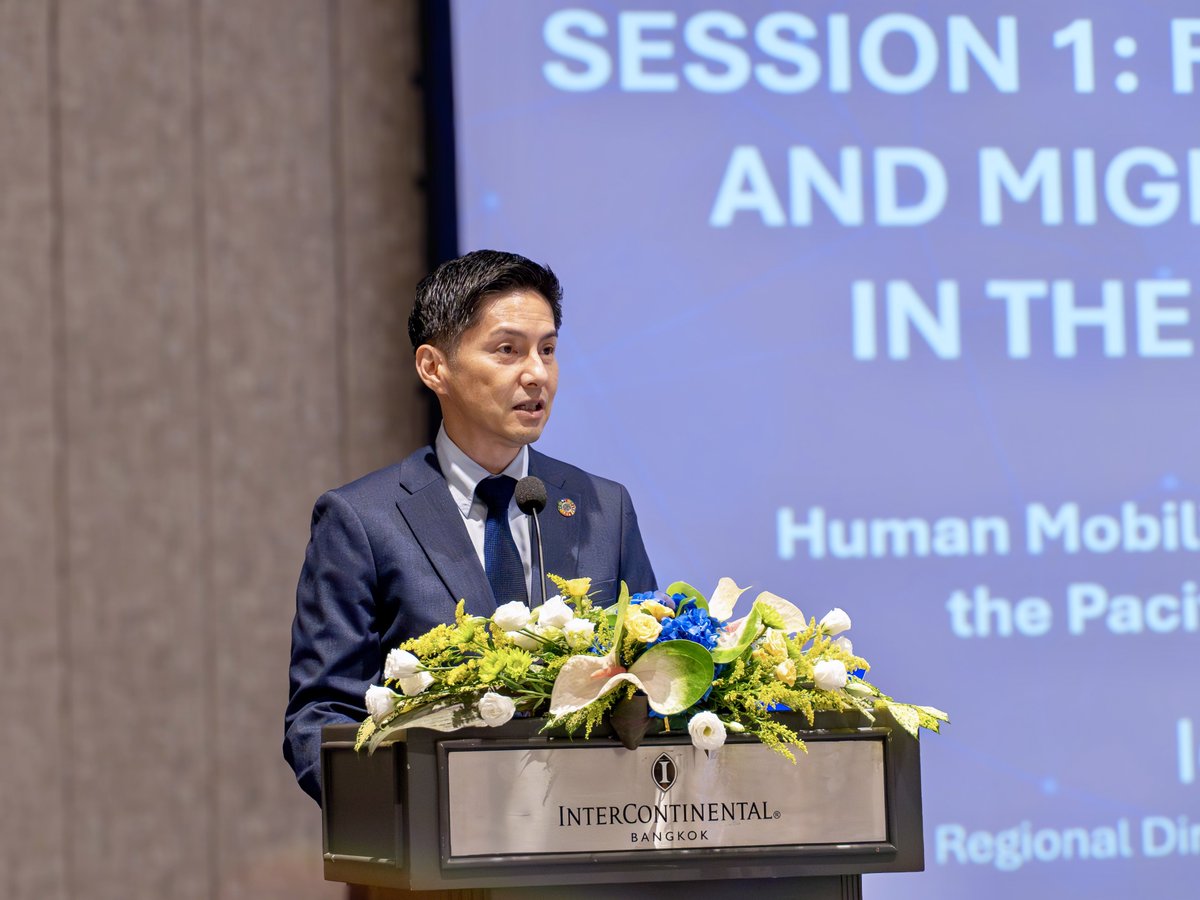 iori_IOM's tweet image. Honored to deliver opening remarks at #BaliProcess RSO’s Crisis Preparedness Forum, calling for a shift from reactive response to also foresight &amp;amp; Route-Based Approach, given Asia-Pacific proneness to disasters. Grateful to 🇦🇺#Australia &amp;amp; 🇮🇩#Indonesia, the Co-Managers of BP RSO🙏🏻