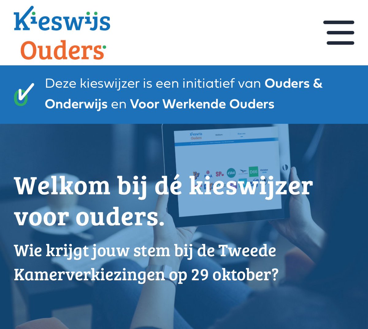 lbvso's tweet image. Wat beloven partijen voor ons onderwijs? 🎓 Ontdek het zelf met de KieswijsOuders van @OudersOnderwijs. Een must-do voor elke ouder!
kieswijsouders.nl