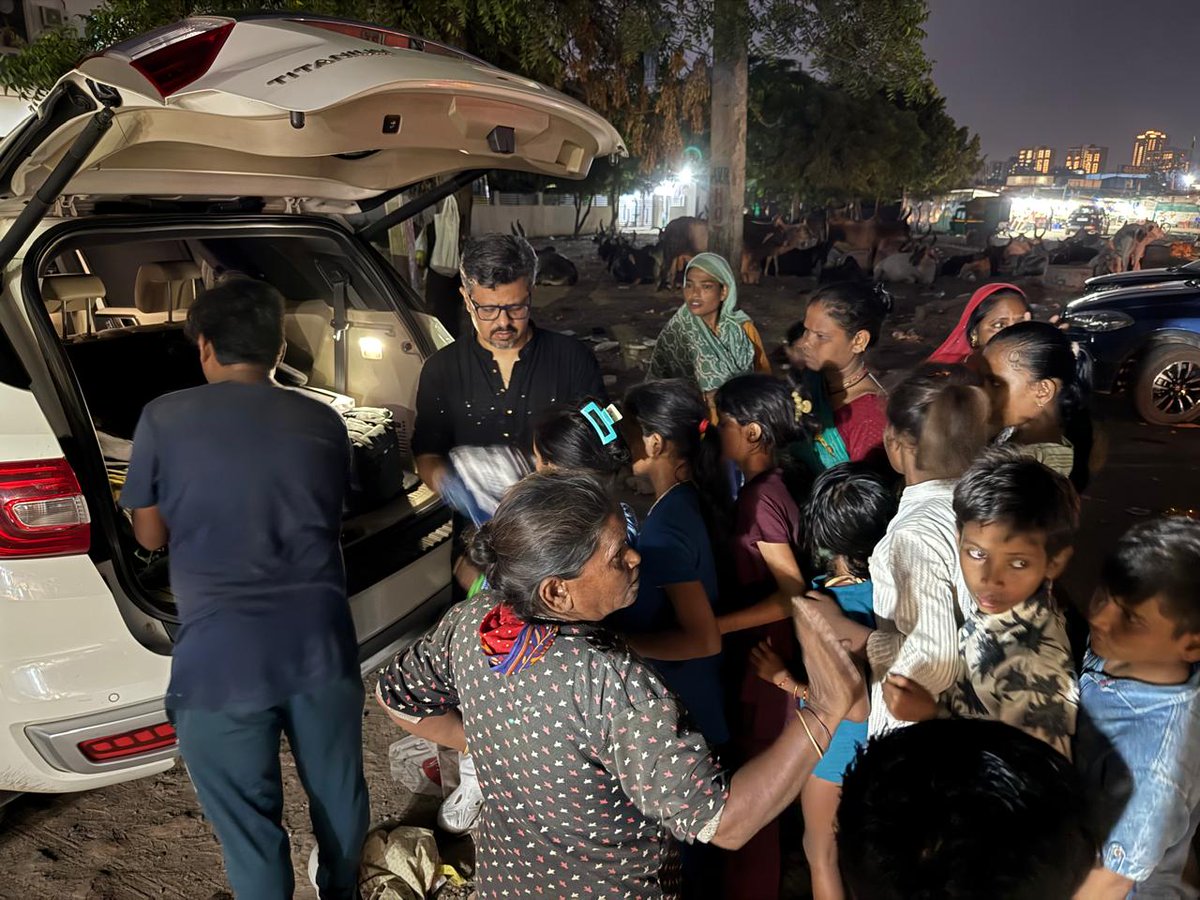 On the occasion of Maha Navami, the Mpower All Foundation brought smile to the underprivileged by distributing garments to families in need. 🌟 It was more than just giving— we shared heartfelt chit-chats &amp; words of encouragement with the children, inspiring them to dream big &amp;