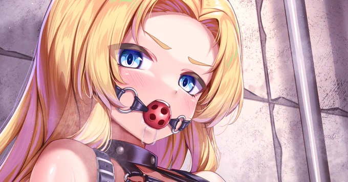 ニップルドームと固定バイブで仰け反り絶頂させられるアルフィン|白黒だるま|pixivFANBOX