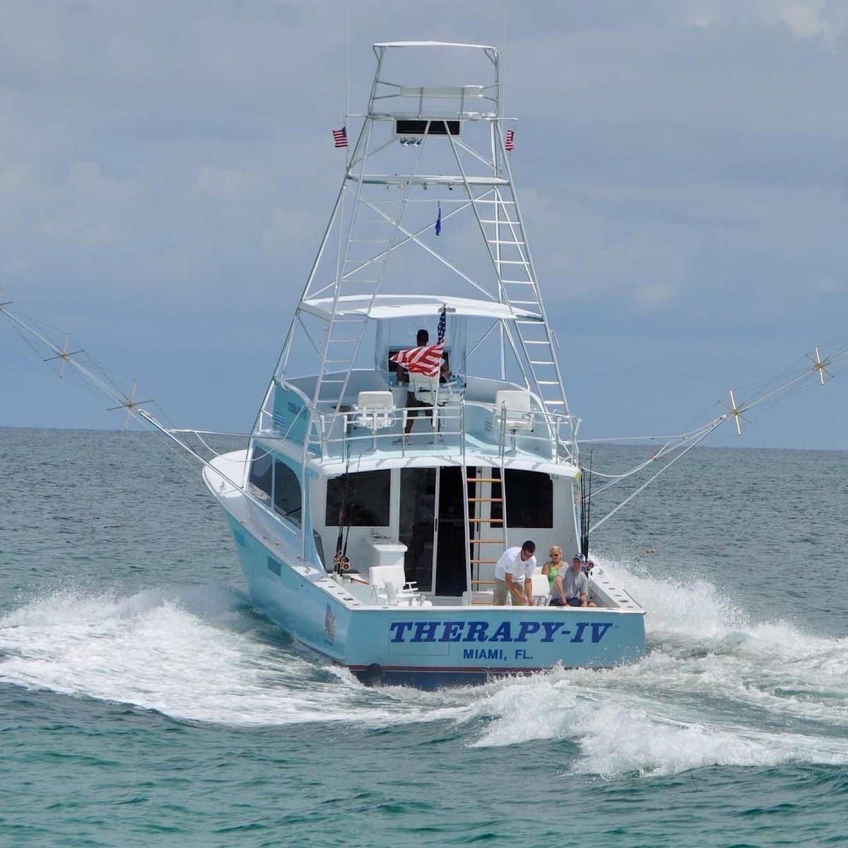 TherapyIV's tweet photo. Want a thrill without committing your whole day. Our half-day charters keep it high energy and low stress, with quick runs to the bite and all gear included. You show up, we handle the rest.

Ready to try it? Call us at 305.945.1578. https://t.co/7Ep6f6uQoz
