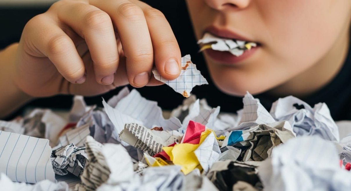 Mulher com síndrome de pica come até 10 folhas de papel por dia -  angorussia.com/noticias/mulhe…