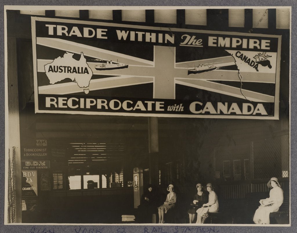 Trade within the Empire, reciprocate with Canada. Sydney, NSW (1930)