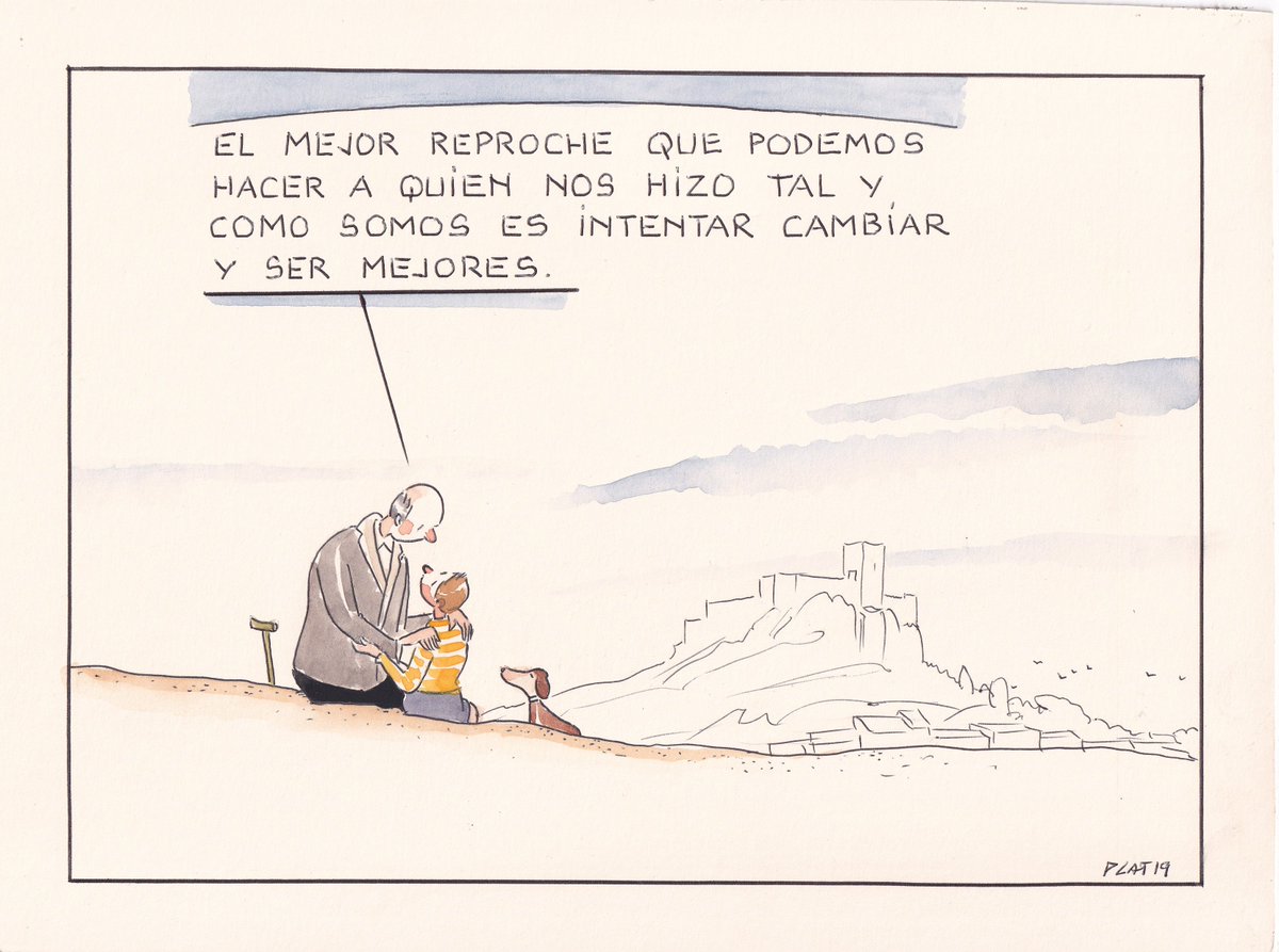 Mi viñeta.
El mejor reproche.