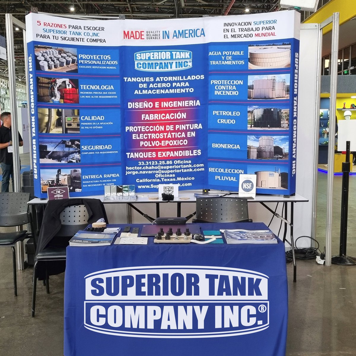 Superior_Tank's tweet photo. 🚨 Superior Tank at Fire Expo LatAm 2025!
📍 Plaza Mayor, Medellín, Colombia
🗓 Oct 1–2, 2025 | 📌 Booth #11

Come ask about our Bolted Fire Protection Tanks: Reliable, Fast Install &amp; NFPA-22 compliant. 💧🔥

#FireExpoLatam #FireExpoLatam2025 #FireProtection #BoltedTanks https://t.co/BchwBgevF0