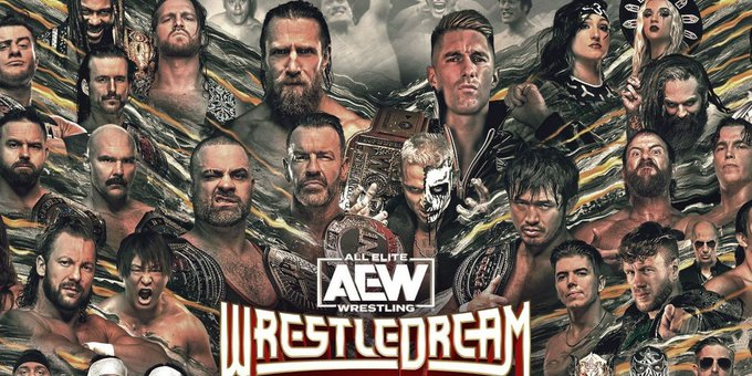 wrestle_hist's tweet image. 10/1/2023  

The WrestleDream poster. 

#AEW #WrestleDream #ClimatePledgeArena #Seattle #Washington