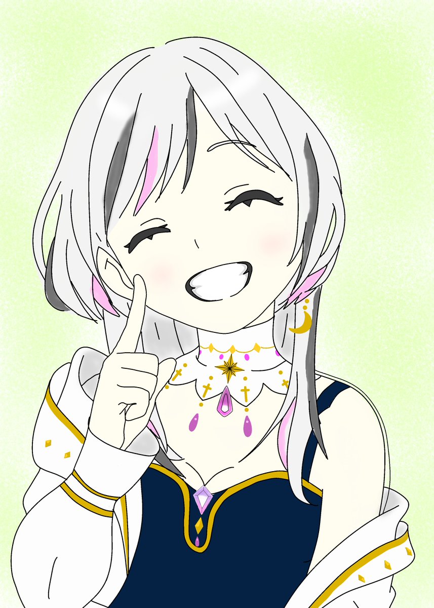 hato_kou_'s tweet photo. #かおるの絵
１周年 https://t.co/UZFREw8ujQ