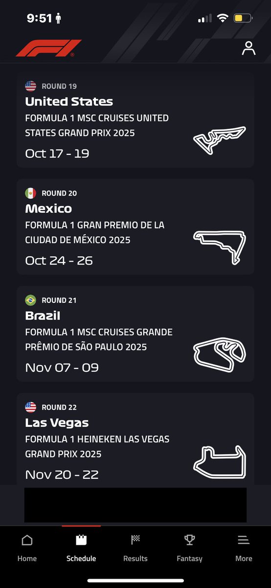 Finally races at normal hours