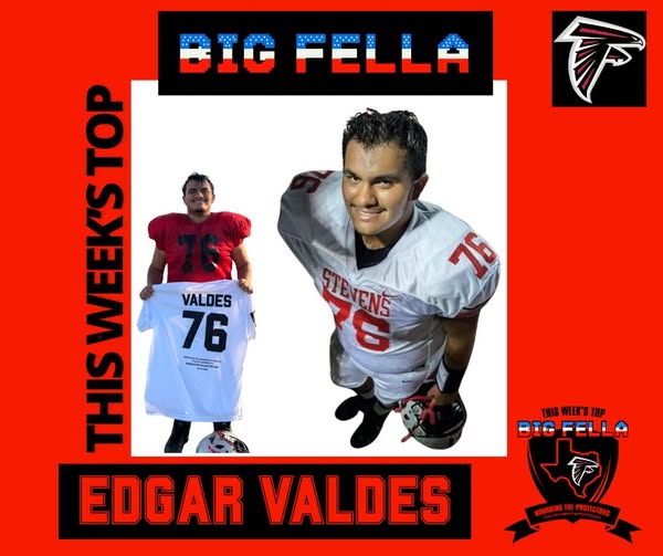 Insurance Solutions With Coach B (@gowithcoachb) on Twitter photo This week's TOP #Bigfella2025 goes to  @nisdstevens 
๐๐๐ EDGAR VALDES ๐๐๐  Stay on the GRIND!! #oline #demfalconboyz #wearedfb This week's TOP #Bigfella2025 goes to  @nisdstevens 
๐๐๐ EDGAR VALDES ๐๐๐  Stay on the GRIND!! #oline #demfalconboyz #wearedfb