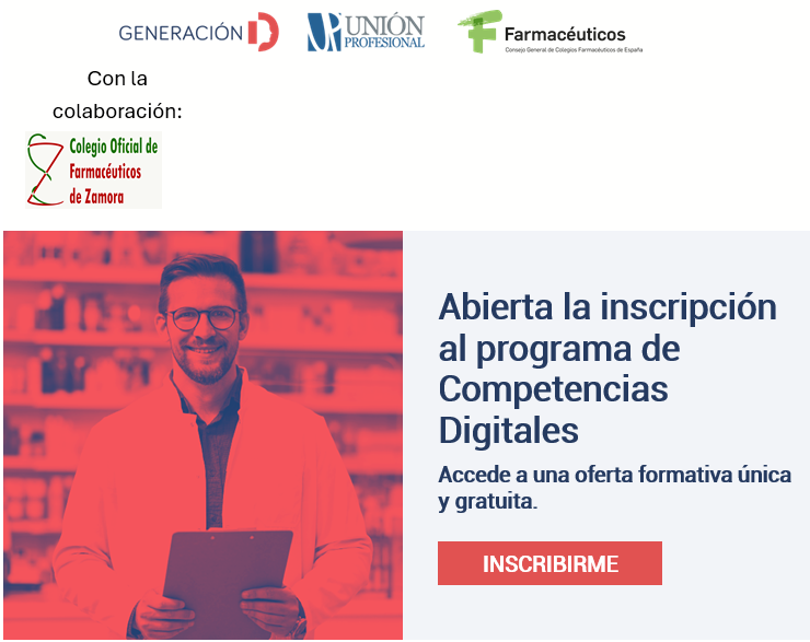 📢💻 ¡Inscripciones abiertas!
Programa formativo gratuito en Competencias Digitales e IA para farmacéuticos colegiados y no colegiados de #Zamora 🥼
📅 Inicio: octubre 2025
📋150 horas de contenidos formativos
👉 Más info: farmaceuticos.com/lp/competencia…

 #COFZamora #Formación